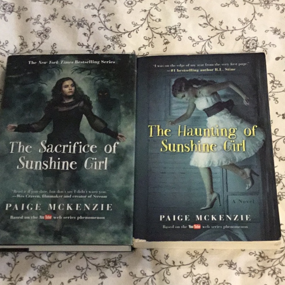 The Sacrifice of Sunshine girl hardcover
The Haunting of Sunshine girl